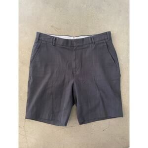 Hart Schaffner Marx Plaid Golf Shorts Mens 38 Navy Pima Cotton